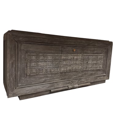 Cerused French 1940's Oak Sideboard