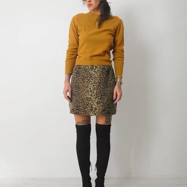 1950's Acorn Cropped Sweater