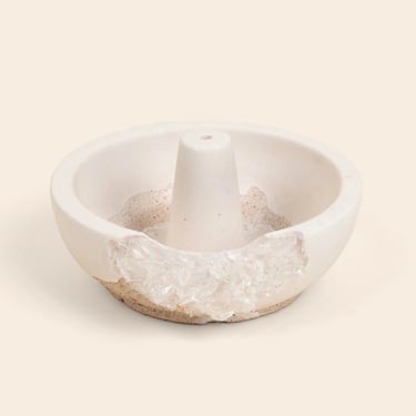 Quartz Earth Incense Holder