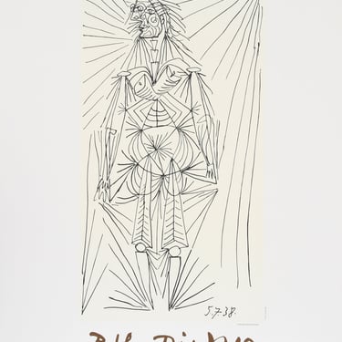 Femme Debout by Pablo Picasso, Marina Picasso Estate Poster 