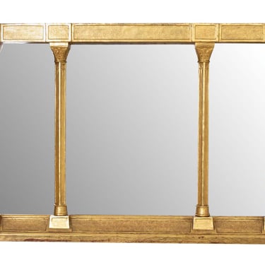 19th Century Gilt Over Mantel Mirror