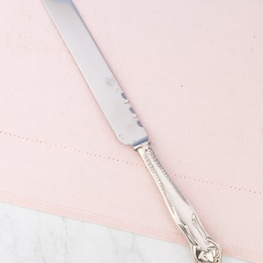 Vintage Sterling Silver Handle Bridal Cake Knife