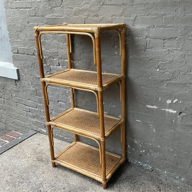 Vintage Rattan Shelf