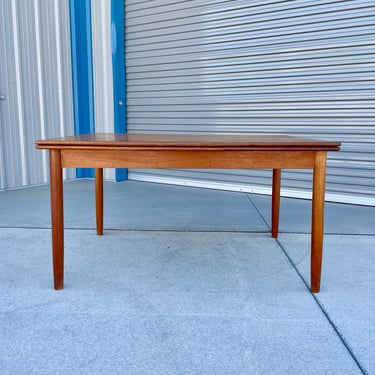 1960s Danish Modern Teak Dining Table 