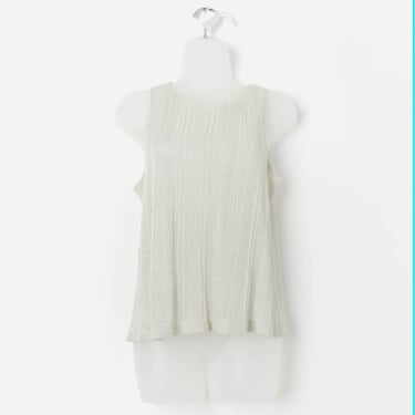 Vintage lurex knitted tank top by Joseph Ribkoff - Small 