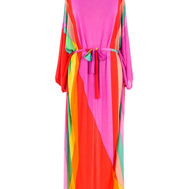 Rainbow Printed Jersey Dress