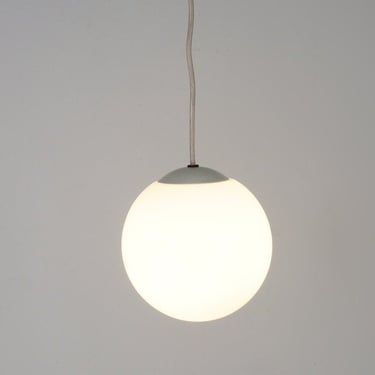 White Globe Ceiling Light 