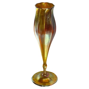 Tiffany Favrile Glass Tulip Form Lamp