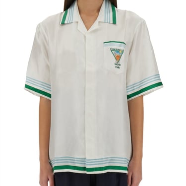 Casablanca Women Cuban Collar Shirt