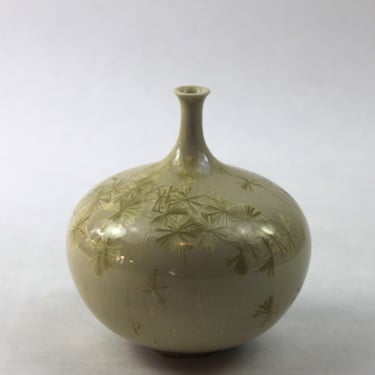 Phyliss Ihrman Studio Art Pottery Crystalline Weed Pot 