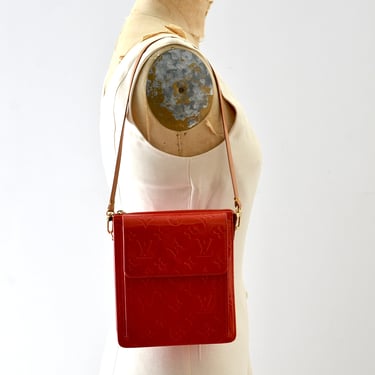Louis Vuitton Monogram Papillon 26 Pochette Bag in Coated Canvas + Vachetta, Backroom Clothing
