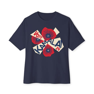 Kamala &quot;Vote&quot; tee - Blue/Red (Printify)