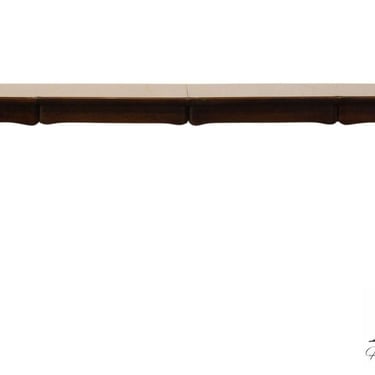 DAVIS CABINET Co. Asian Inspired 88" Dining Table - Dark Teak Finish 