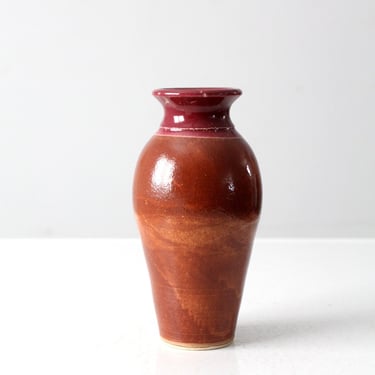 vintage studio pottery vase 