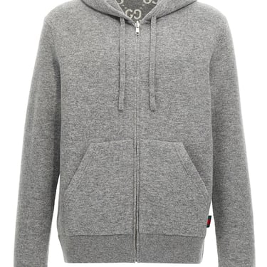 Gucci Men Hooded Cardigan