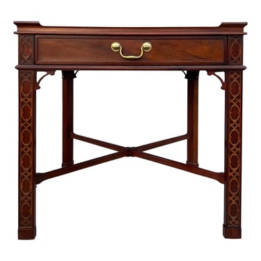 Baker Furniture Chinese Chippendale Lamp Table 