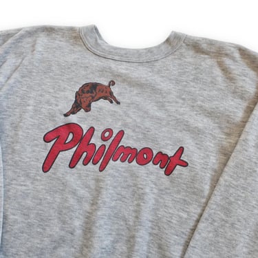 vintage sweatshirt / Philmont sweatshirt / 1970s Philmont Scout Ranch crew neck tri blend grey sweatshirt Large 