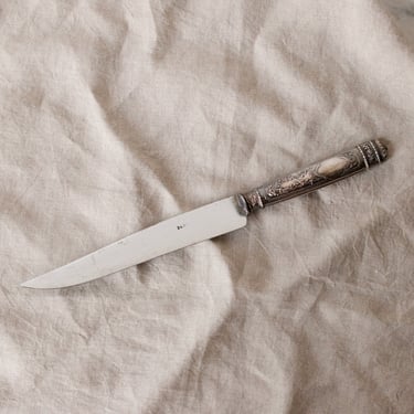 Silver Carving Knife with Paris Stamp
