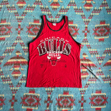 Vintage 1990s Chicago Bulls True Fan Tank Top 
