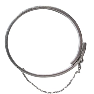Eddie Borgo - Silver Thin Safety Chain Hinge Bracelet