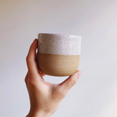 SAMPLE SALE // Farmhouse Tumbler // handmade ceramic cup 