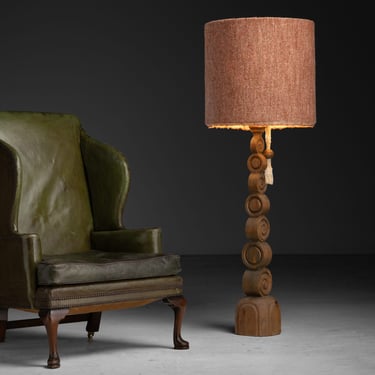 Leather Wingback / Totem Lamp