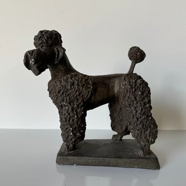 1970's Vintage Austin Production Poodle Dog Sculpture 
