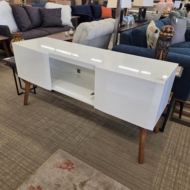 CB2 Mod White Media Console (AS IS)