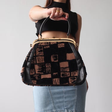 Vintage Abstract Structured Purse