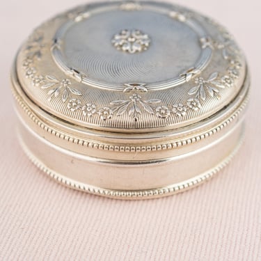 Vintage Silverplate Trinket Box