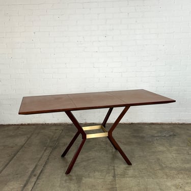Display Table with Leather Surface 
