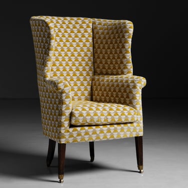 Armchair in Chenille Fabric by Pierre Frey