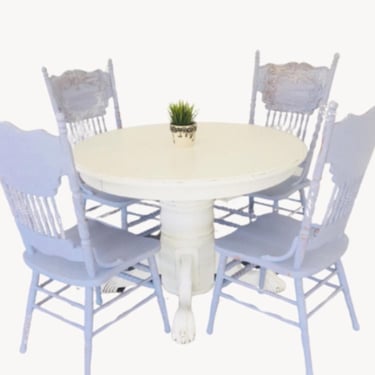 farmhouse table set kitchen set kitchen table and chairs painted table and chairs dining table set shabby chic table and chairs 4 chairs 