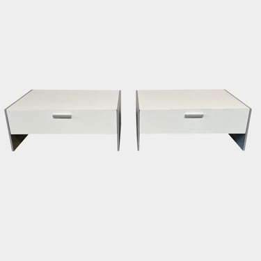 Modern Lacquer Bedside Tables (set of 2)