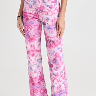 ISABEL MARANT ETOILE Printed Denim Belvira Jeans