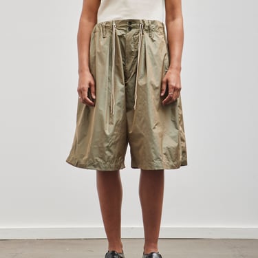 Sillage Circular Short Pants, Limonta Nylon Khaki