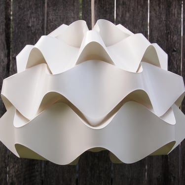 Vintage LE KLINT 175C Ceiling Pendant LAMP Light Chandelier White 14