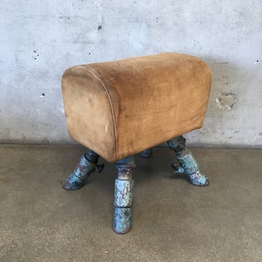 Vintage Pommel Horse Bench