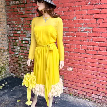 1960's Fluff Hem Fernando Sarmi Dress