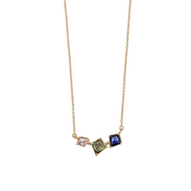 Shelter Anniversary Collection: One Of A Kind Mixed Sapphire Necklace