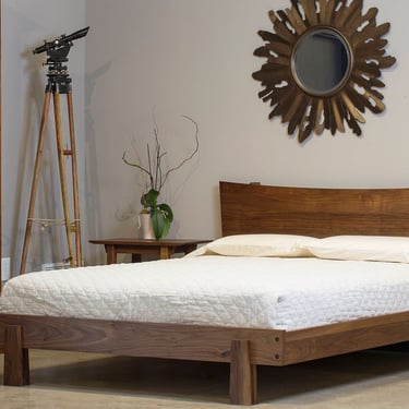 Solid Wood Bed Headboard- Horizon Bed-WALL MOUNT HEADBOARD only 