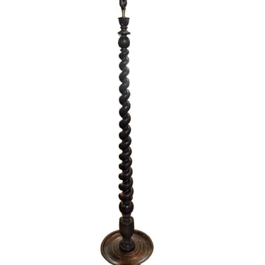 English Barley Twist Floor Lamp