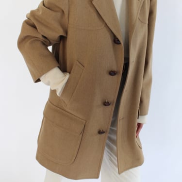 Vintage Pendleton Camel Wool Coat