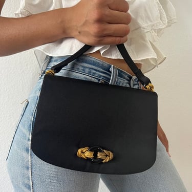 Vintage Black Shoulder Bag by VintageRosemond