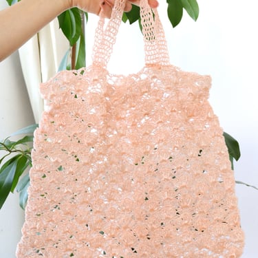 Blush Crochet Tote