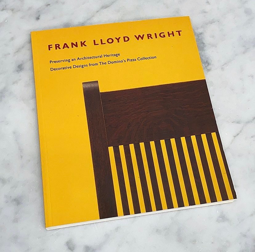 Vintage Frank Lloyd Wright Book Retro 1980s Preserving | Retrospect ...