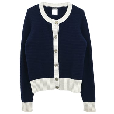 Chanel 2008 Cardigan Navy #40
