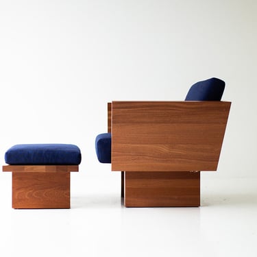 Modern Patio Furniture - Suelo Chair And Ottoman 