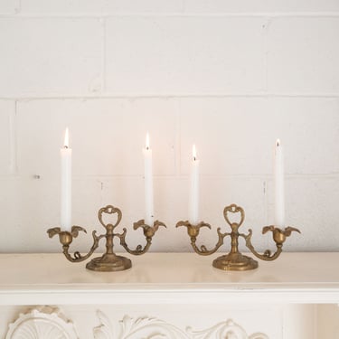 vintage french pair of candelabras ii