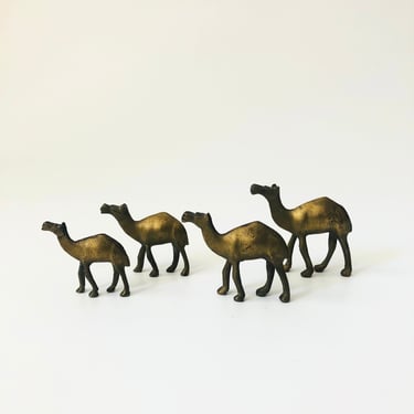 Herd of Brass Camels - Set of 4 